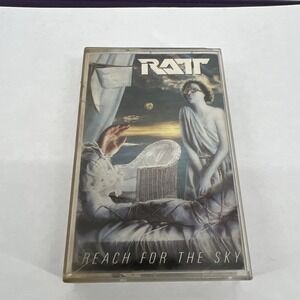 Ratt - Reach For The Sky Cassette Tape (1988 Atlantic) Glam Metal Hard Rock